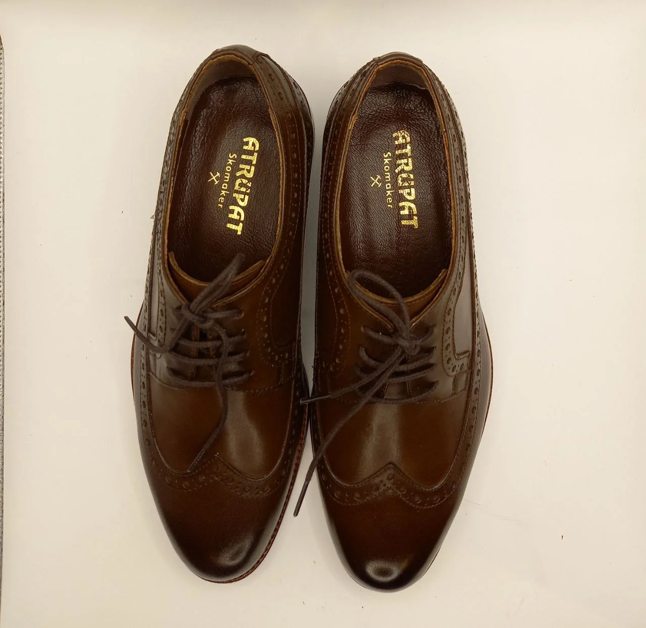 Håndlagde Derby Wingtip Brogue, bilde 3 av 3